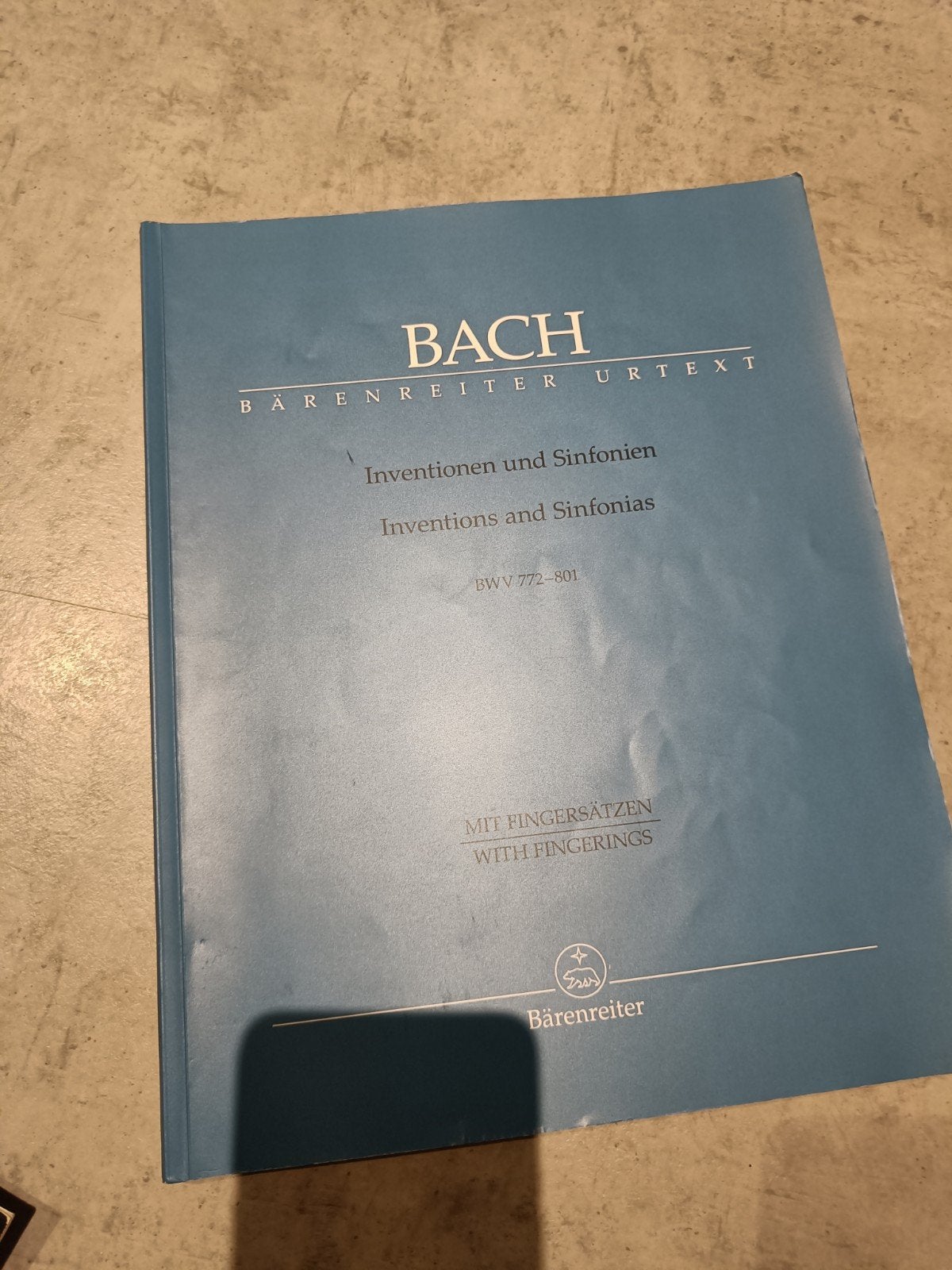Bach: Inventionen und Sinfonien, Bärenreiter editie, Muziek en Instrumenten, Bladmuziek, Klassiek, Ophalen of Verzenden, Zo goed als nieuw