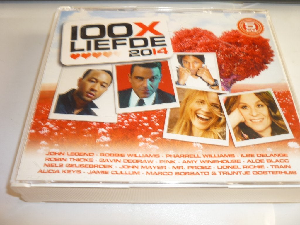 100X liefde de cd boxset 2014 met 5 cd's, Verzenden, Zo goed als nieuw, Pop