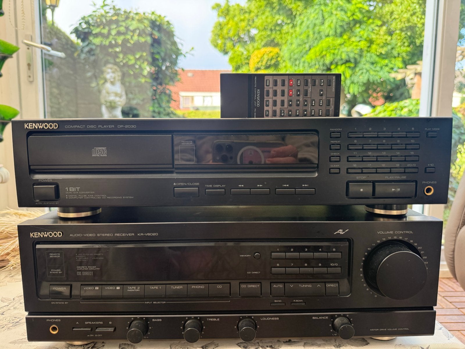 Kenwood CD-speler DP-2030 & AV Receiver KR-V6020 met RC, Ophalen, Gebruikt, Overige merken