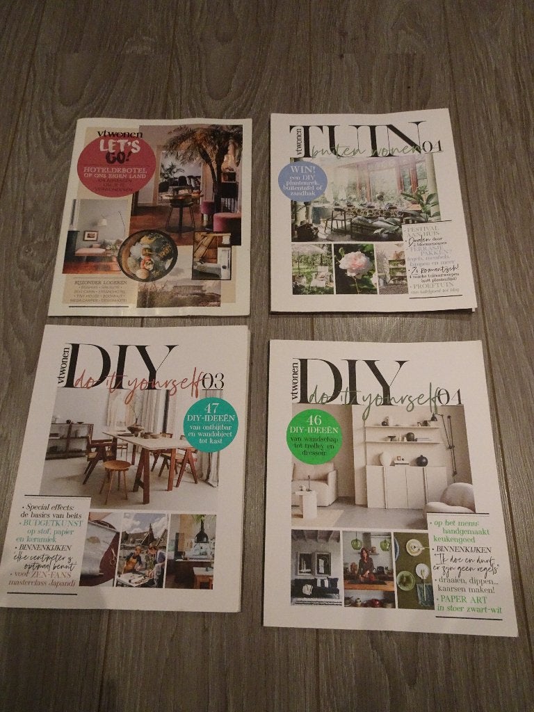 VT wonen DIY woonmagazines, Ophalen of Verzenden, Zo goed als nieuw, VT Wonen, Interieur en Design