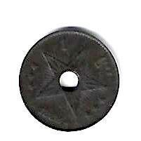congo 1 centime 1888 km1 xf++, Verzenden, Overige landen, Losse munt