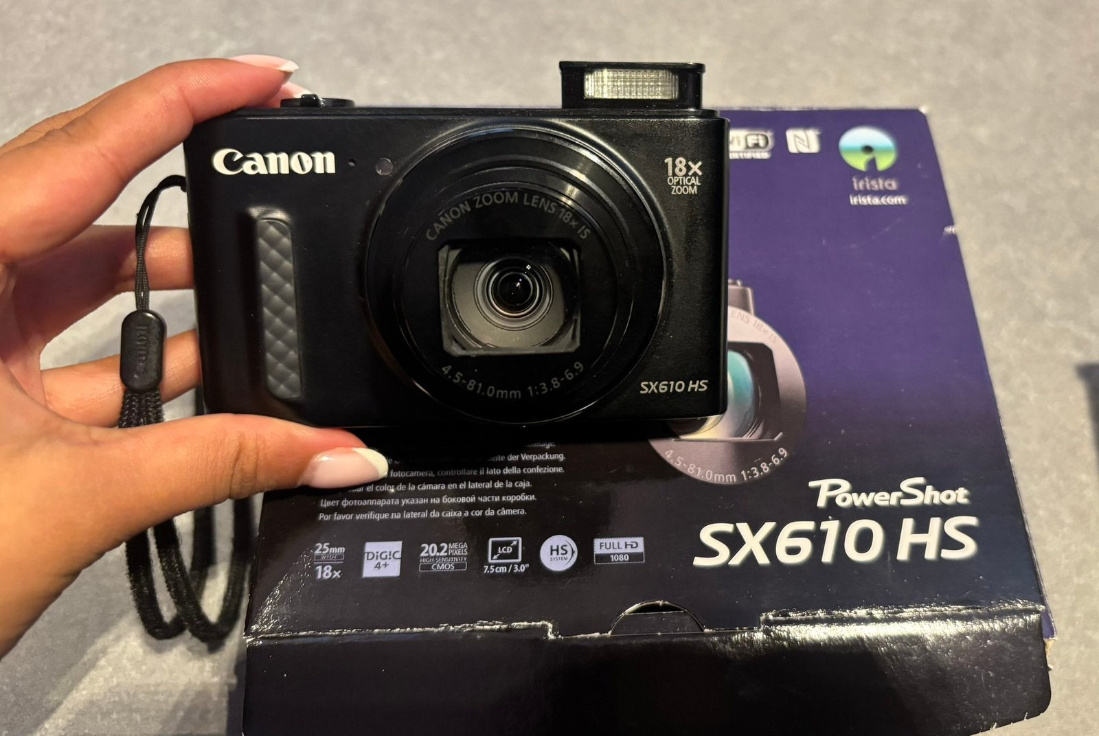 Canon PowerShot SX610 HS, Ophalen of Verzenden, Zo goed als nieuw
