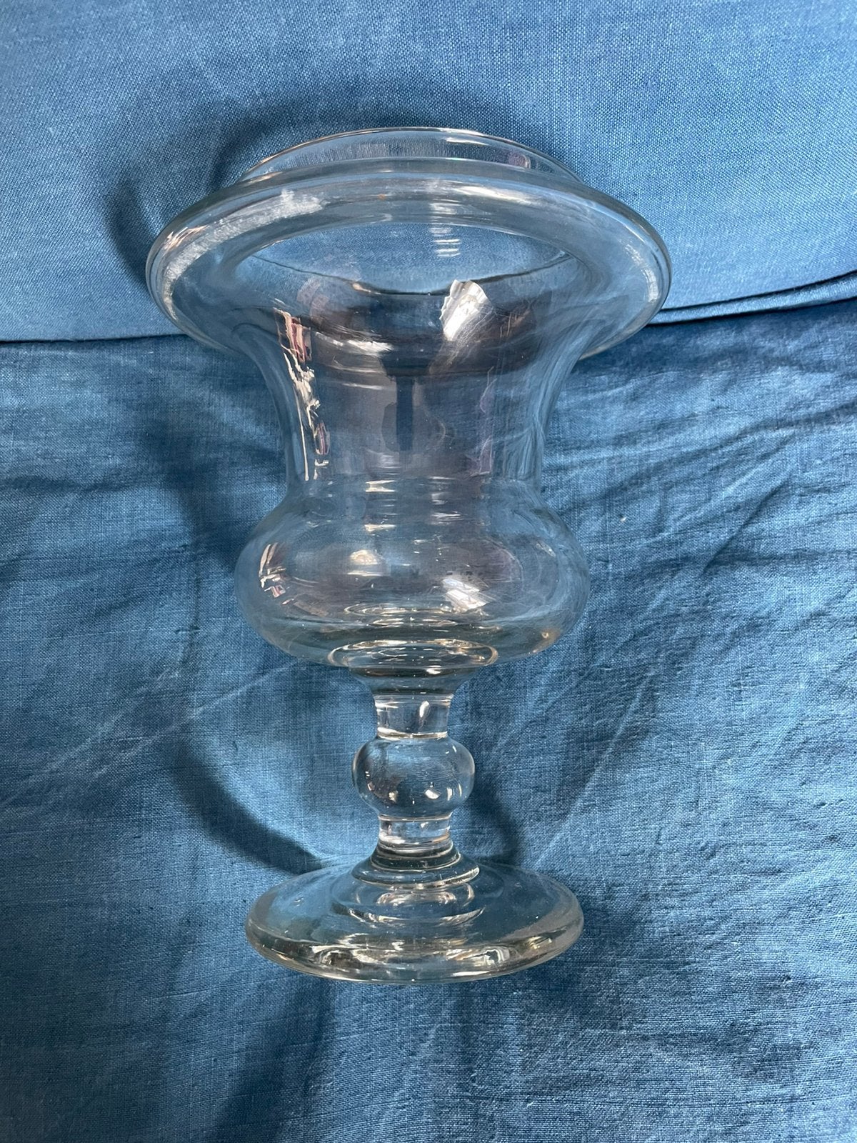Antiek Frans 19e eeuw glas loodglas, Antiek en Kunst, Ophalen of Verzenden