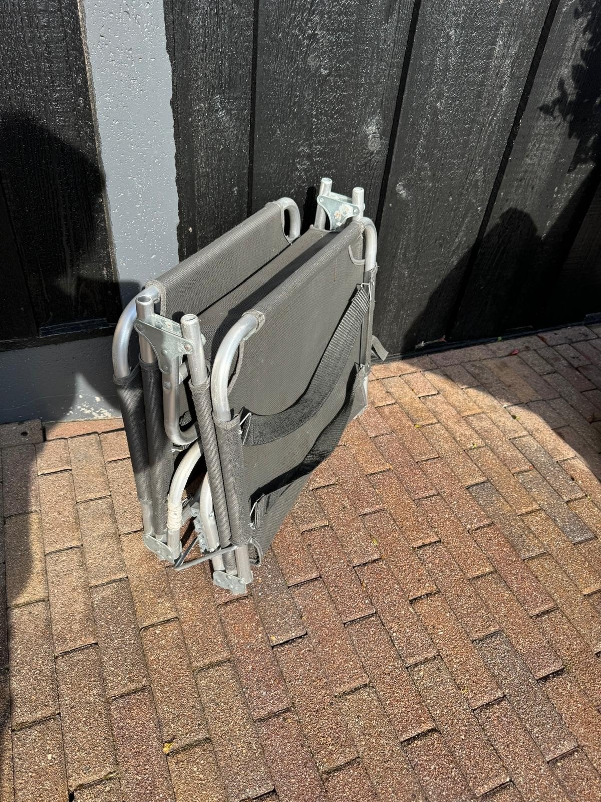 Ligbed, Ophalen of Verzenden, Zo goed als nieuw, Aluminium