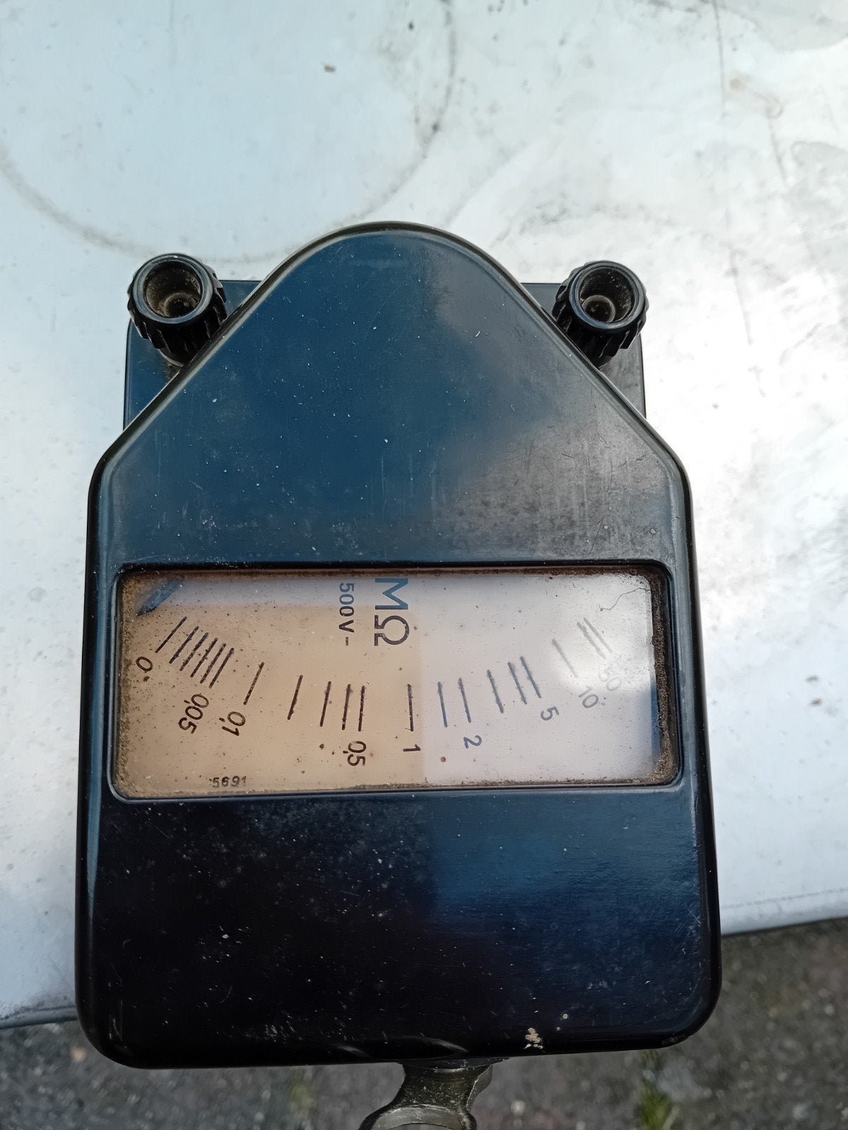 Vintage Megohmmeter / Isolatietester - Oude Meter, Ophalen of Verzenden