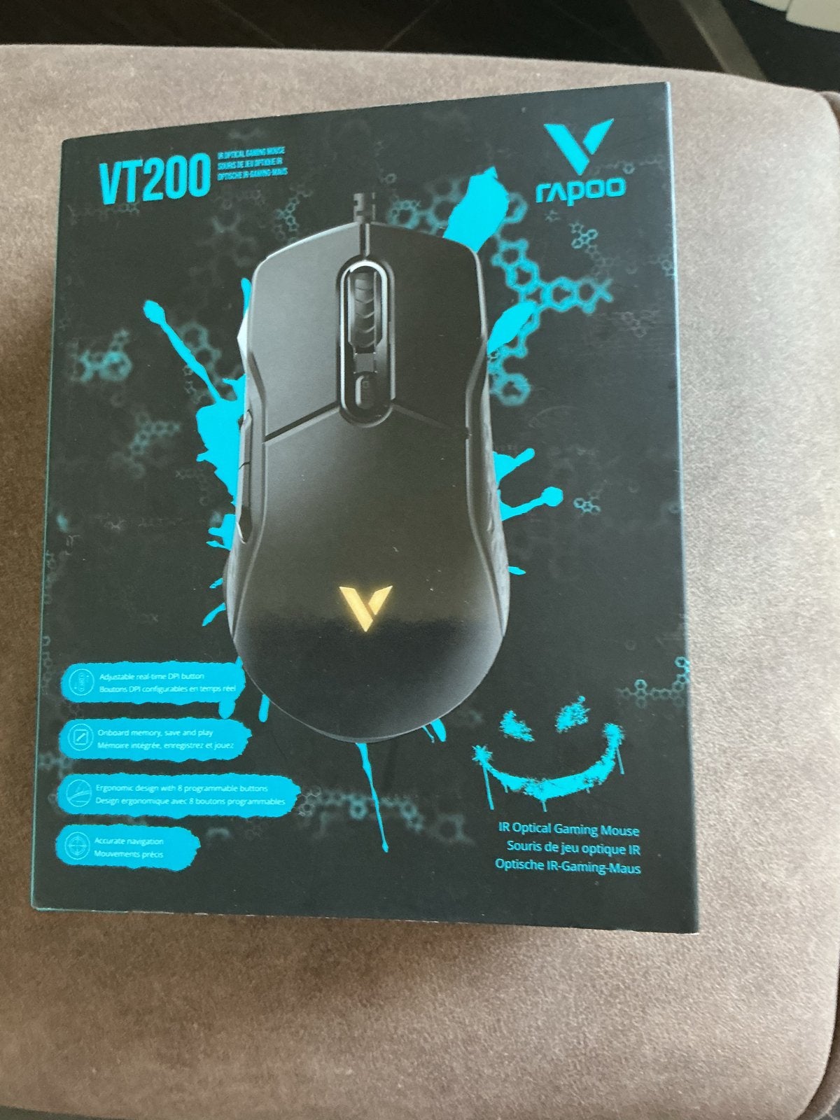 Nieuwe Rapoo VT200 IR Optische Gaming Muis - Bedraad, Ophalen, Muis, Ergonomisch, Nieuw