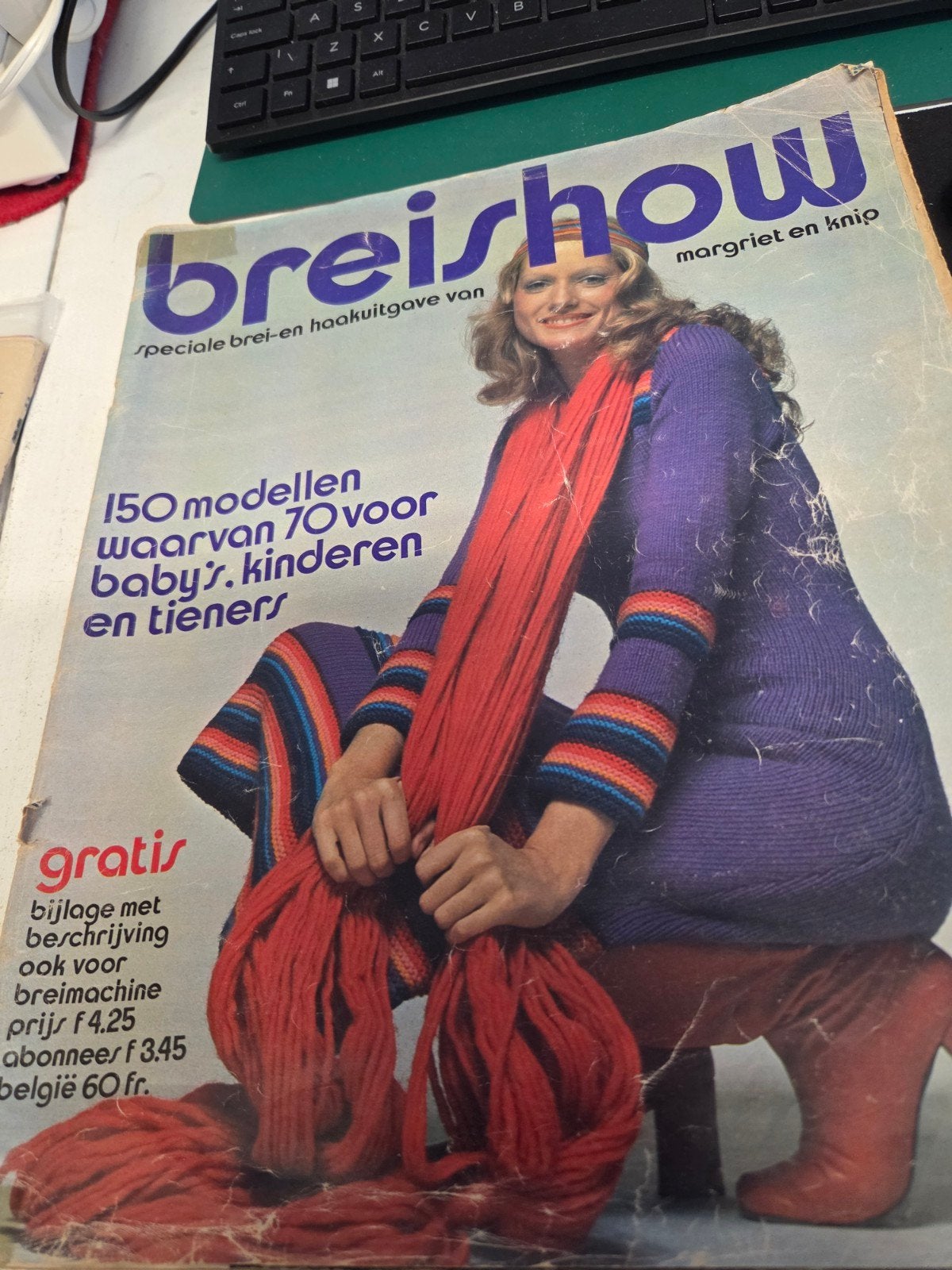 Zolderopruiming Vintage margiet breishow 70er jaren, Ophalen of Verzenden, Gebruikt, Breien of Haken, Patroon of Boek