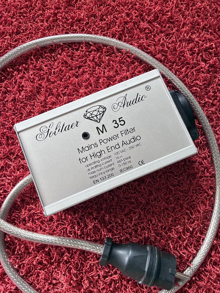 Solitaer Audio M35 netfilter, Ophalen of Verzenden, Zo goed als nieuw