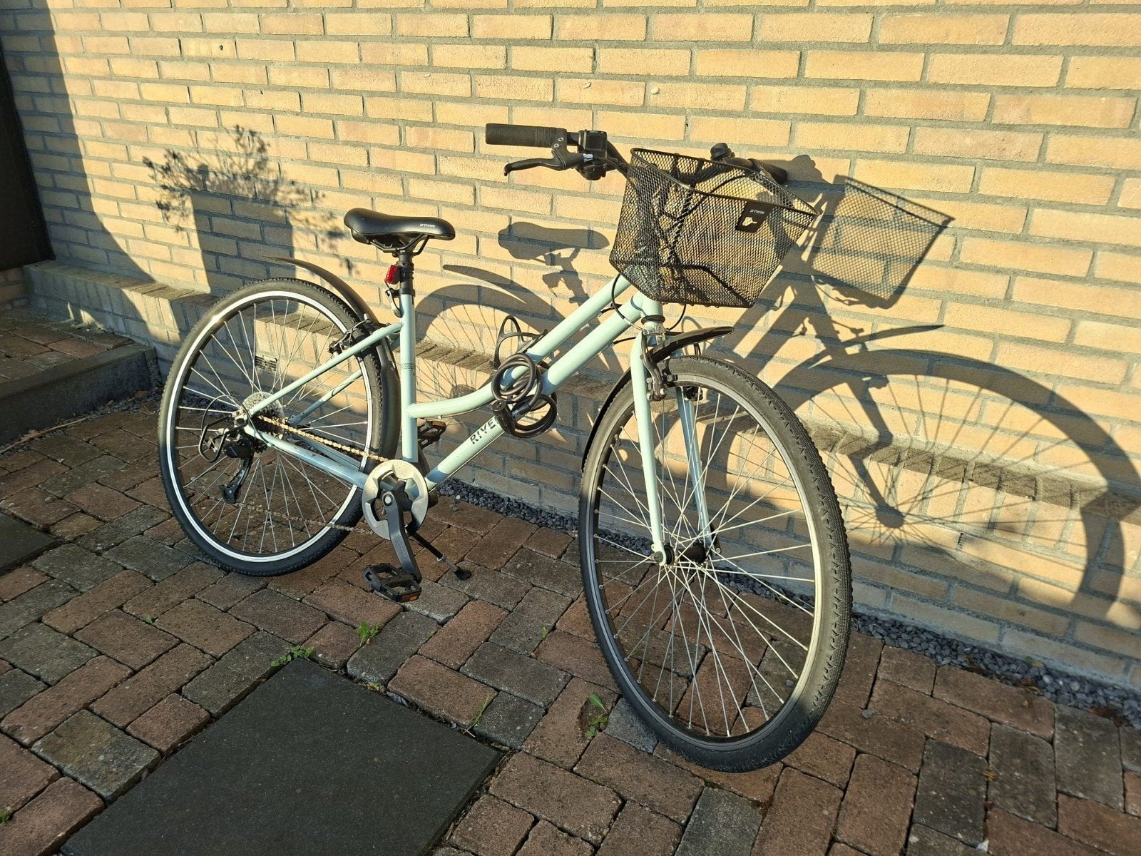 meiden Hybridefiets Riverside 120 lage instap pastelgroen, Fietsen en Brommers, Gebruikt, Versnellingen, Riverside, Ophalen