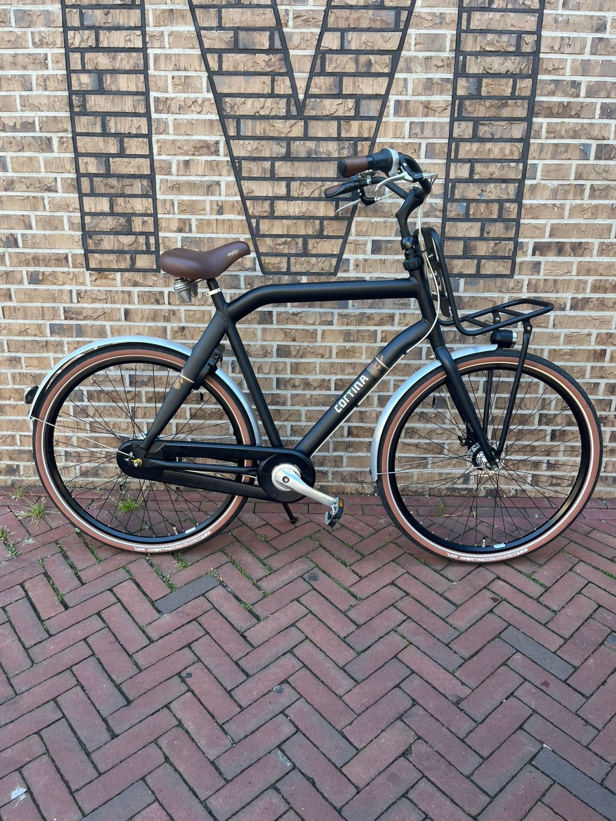 Cortina Crush transportfiets herenfiets 61cm * ALS NIEUW*, Fietsen en Brommers, Versnellingen, Zo goed als nieuw, 57 tot 61 cm