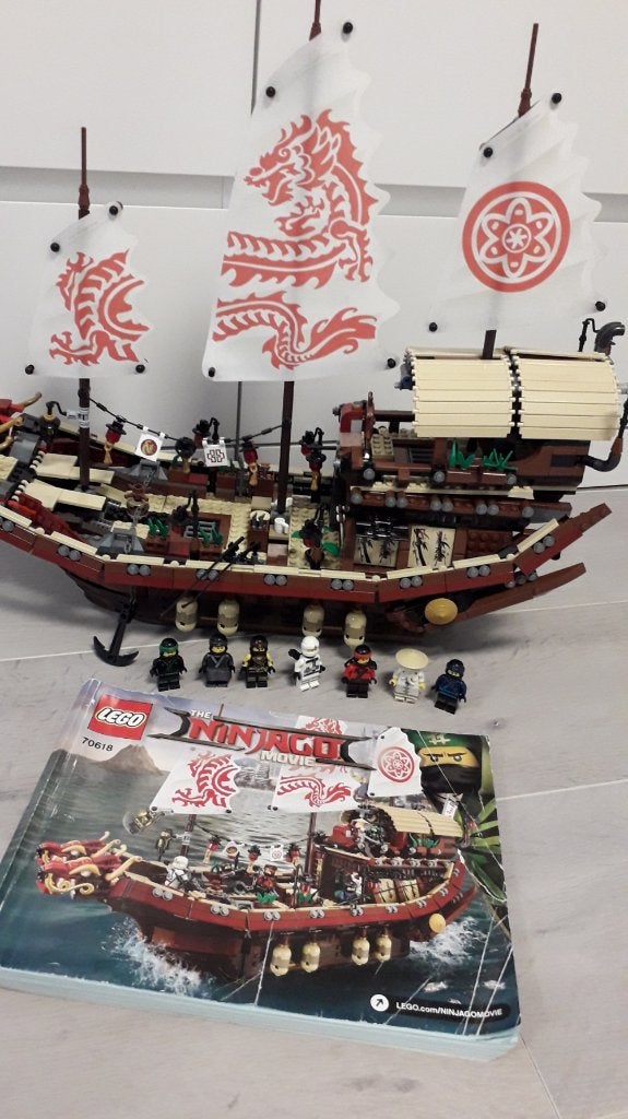 Lego, Ninjago, 70618, Destiny`s Bounty, Compleet, Ophalen of Verzenden, Zo goed als nieuw, Ninjago