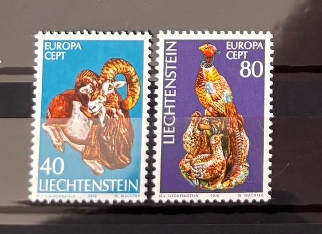 Liechtenstein, Mi 642-643, PF, Verzenden, Overige landen, Postfris