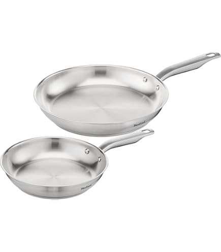 Koekenpannenset BK Bright RVS 24/28cm, Verzenden, Nieuw, Pannenset, Rvs