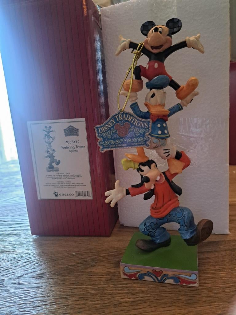 Disney tradition Goofy Donald Mickey, Ophalen of Verzenden, Mickey Mouse, Nieuw, Beeldje of Figuurtje