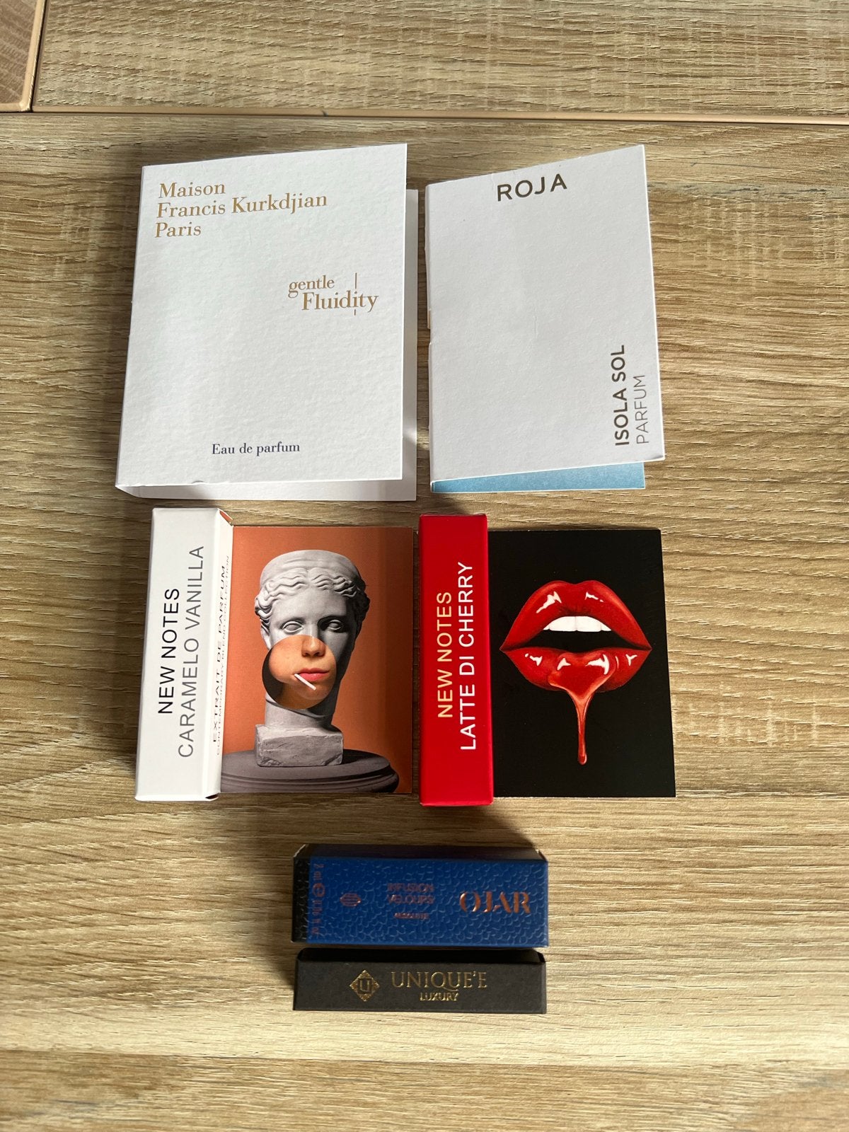 Niche Parfum Proefjes Set - 6 St. (MFK, Roja, New Notes…), Sieraden, Tassen en Uiterlijk, Uiterlijk | Parfum, Ophalen of Verzenden