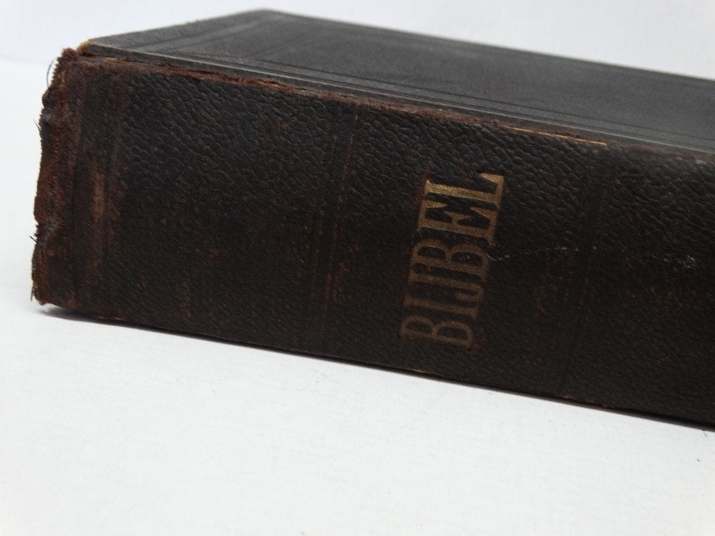 oude antieke brocante Bijbel des ouden en nieuwen testaments, Ophalen of Verzenden