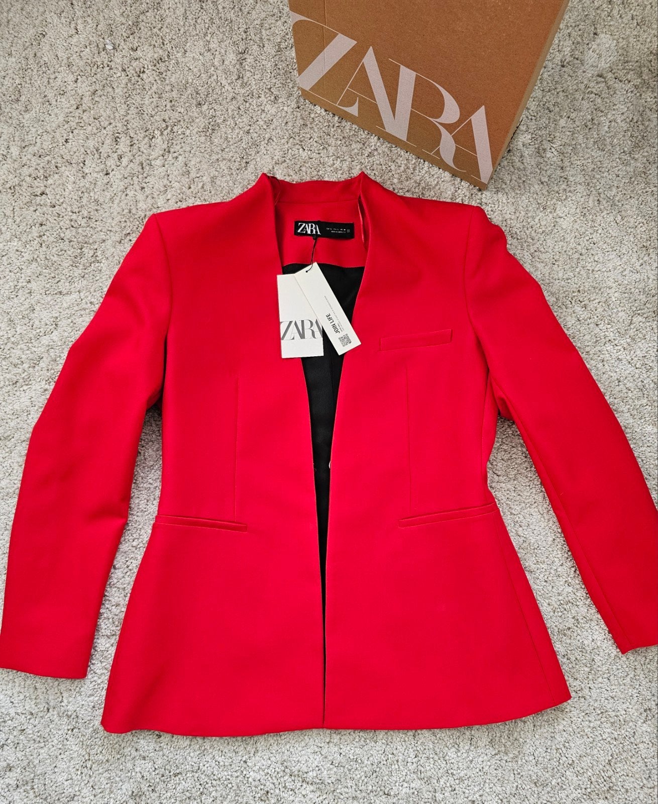Zara Rood Jasje - Nieuw met kaartjes, Zara, Maat 42/44 (L), Nieuw, Ophalen of Verzenden