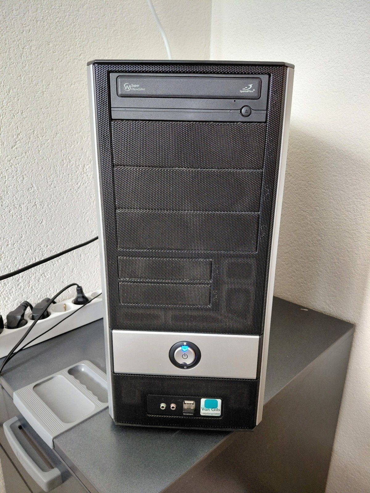 Desktop PC-set met Windows 7, printer+monitor+inst.cd's etc., Gebruikt, HDD, Onbekend, Met monitor