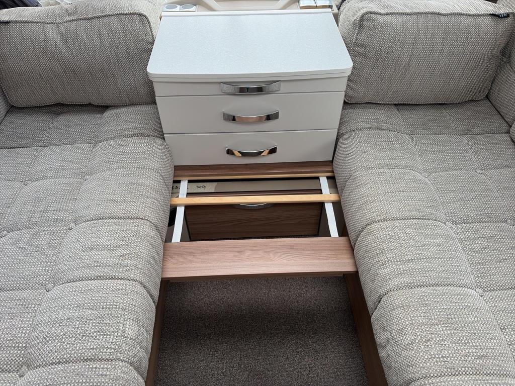 Sprite Mondial 370 SE Mover/Luifel/Fietsdrager, Caravans en Kamperen, Caravans, Standaardzit, Schokbreker, Tot en met 2, Bedrijf
