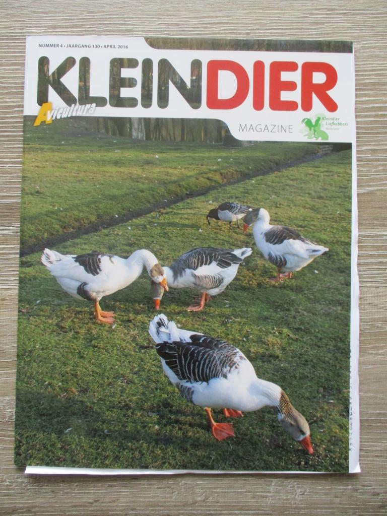 Kleindier magazine nr. 4 jaargang 130 april 2016, Ophalen of Verzenden, Gelezen, Paarden of Pony's