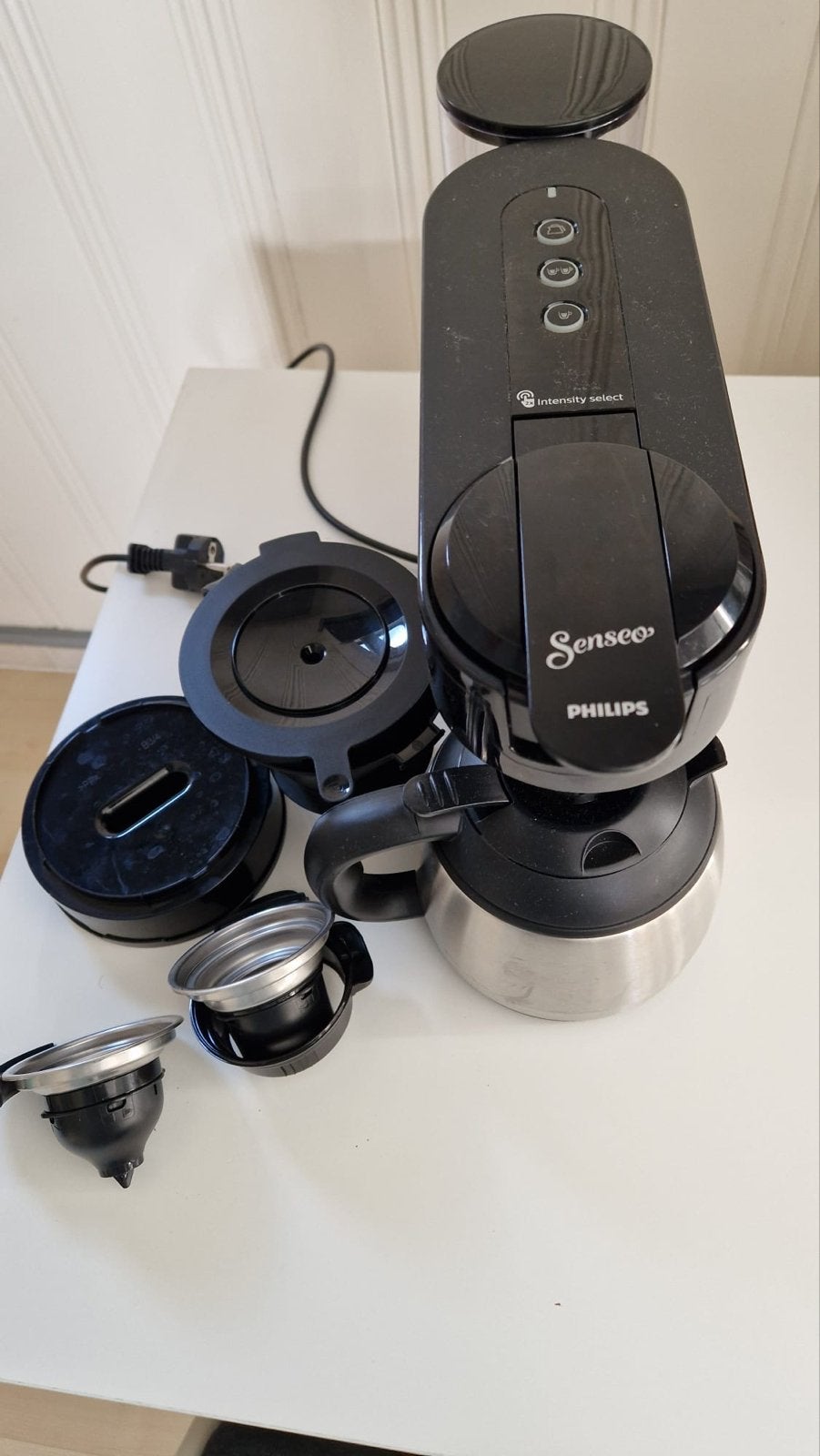 Philips Senseo Switch 2-in-1 Koffiezetapparaat HD6592/60, Ophalen, Afneembaar waterreservoir, Gebruikt, Gemalen koffie