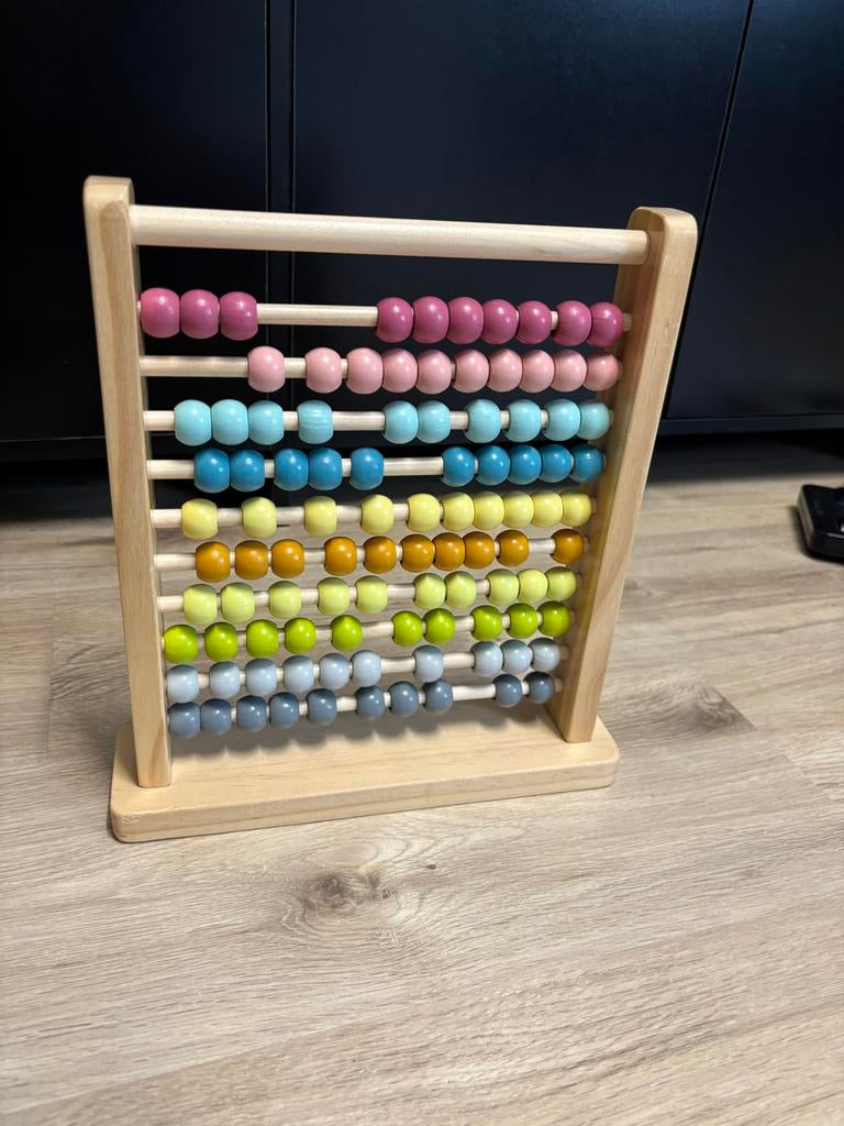 Telraam - Educatief Houten Rekenrek voor Kinderen, Kinderen en Baby's, Speelgoed | Houten speelgoed, Ophalen, Zo goed als nieuw