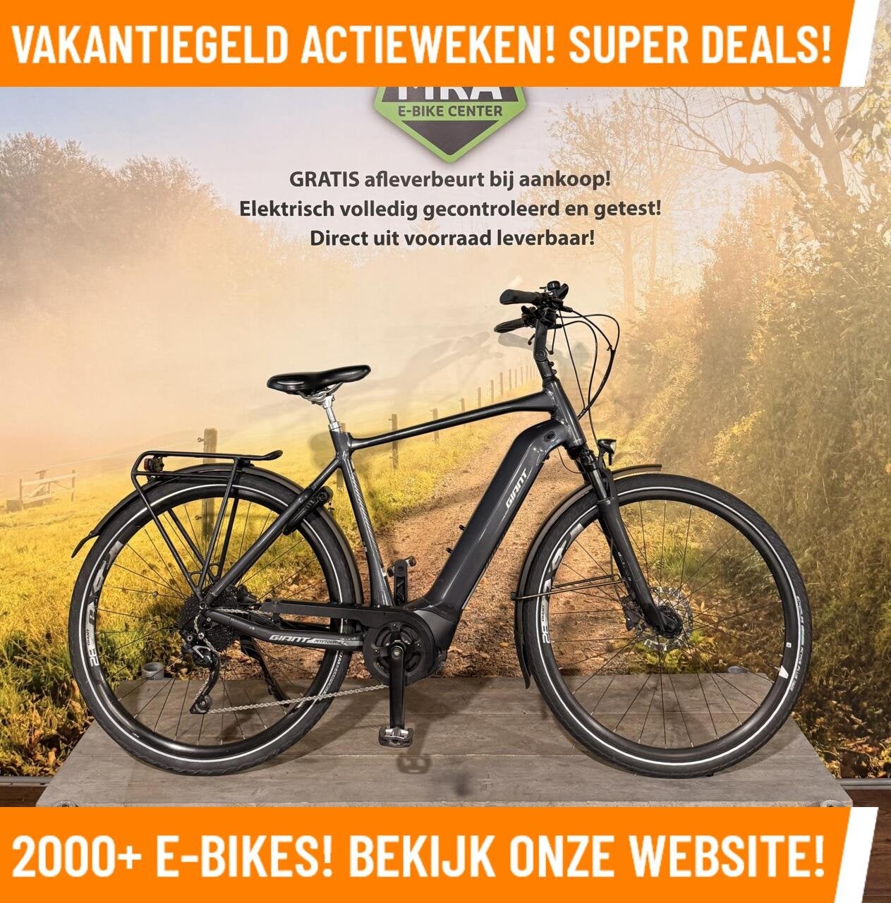 Giant Elektrische heren fiets met midden motor ebike bij MRA, 55 tot 59 cm, Giant