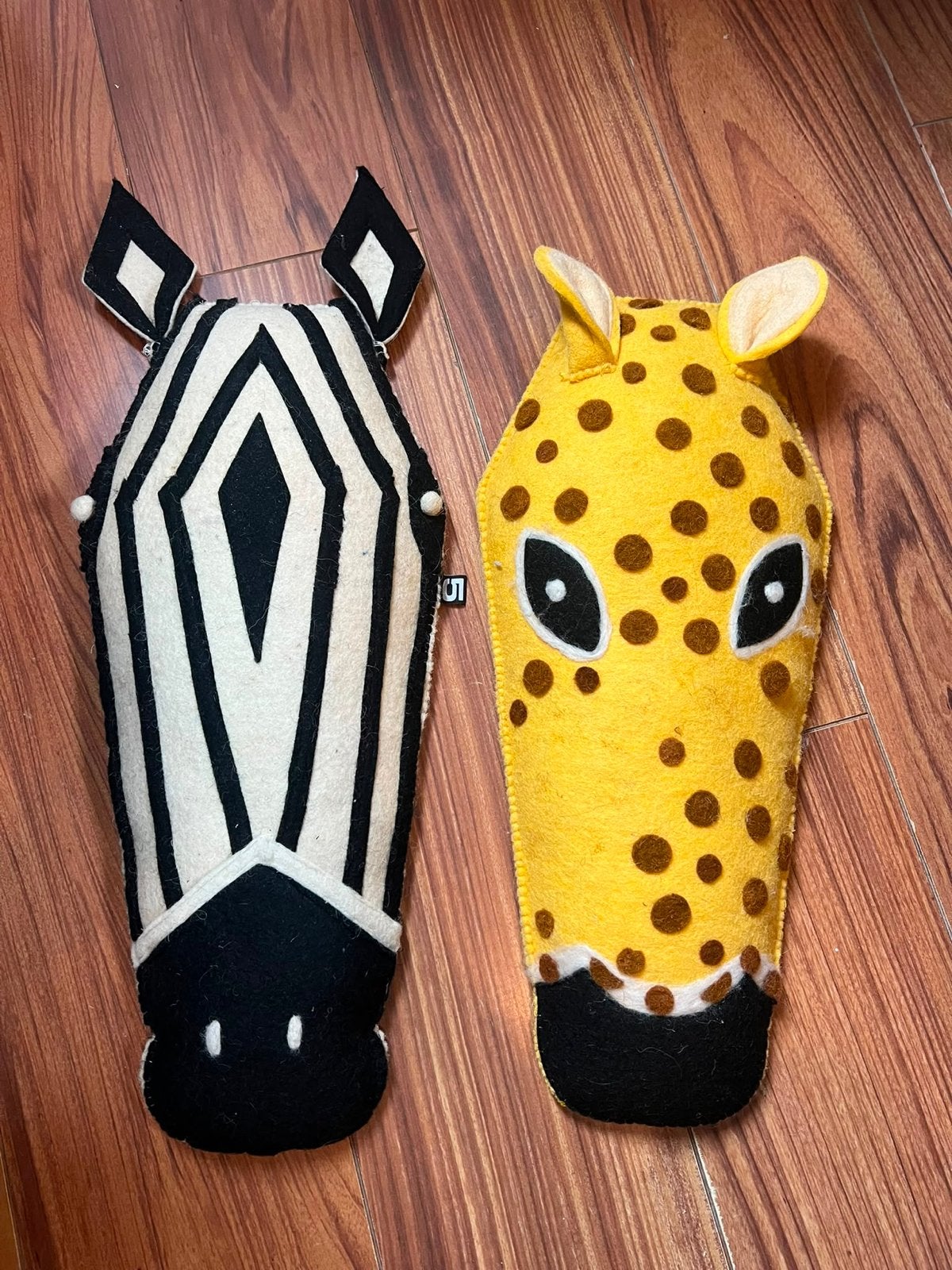Nieuwe Loods 5 dierenkoppen - Zebra en Luipaard (60 cm), Meerkleurig, Overige stijlen, Nieuw, Ophalen of Verzenden