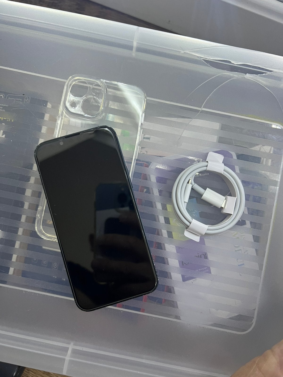 iPhone 13 mini 128 gb batterij 100%