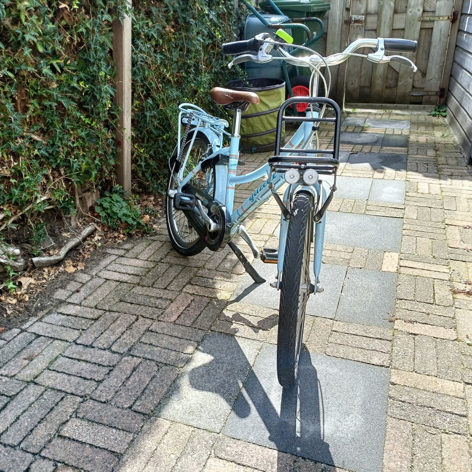 Gazelle fiets 24 inch met voordrager en terugtraprem, Ophalen, Terugtraprem, Minder dan 47 cm, Gazelle