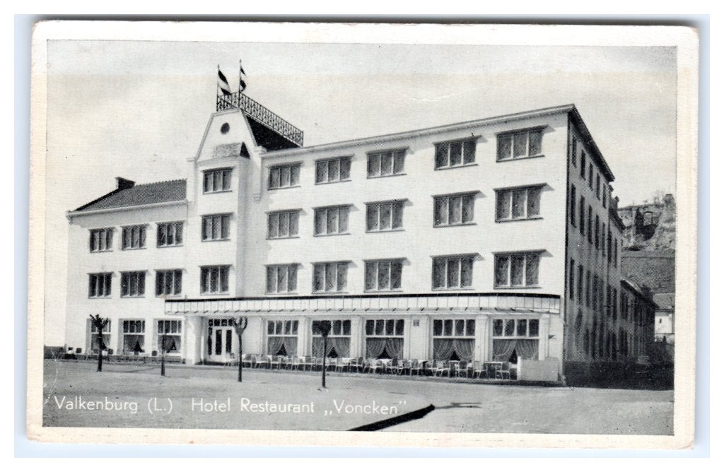 Valkenburg, Hotel Restaurant "Voncken" - Opruimingskaart, Verzamelen, Ophalen of Verzenden, 1960 tot 1980, Ongelopen, Limburg