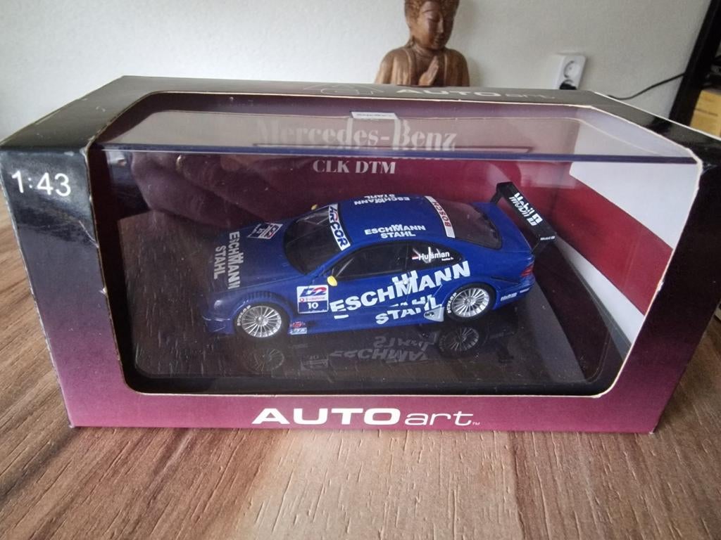 Patrick Huijsman.  Mercedes-Benz CLK DTM 2001. 1:43., Ophalen of Verzenden, Zo goed als nieuw, Auto, MiniChamps
