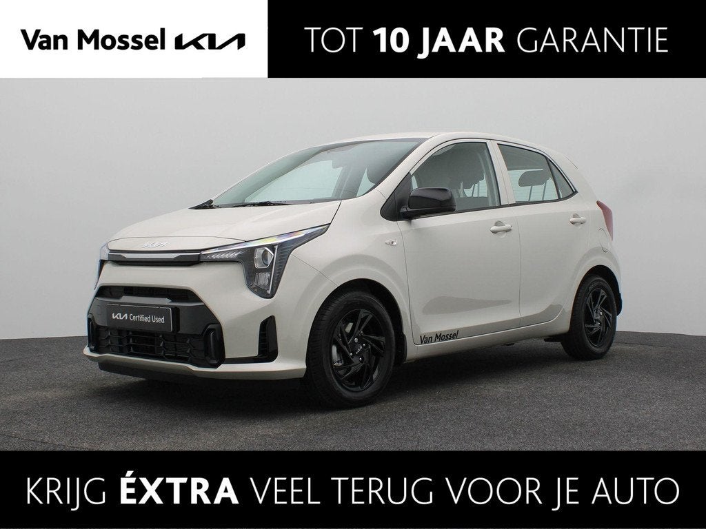 Kia Picanto 1.0 GDi DynamicLine | DEMO | NAVIGATIE | CRUISE, Auto's, Kia, Stof, 4 stoelen, 68 pk, Geel