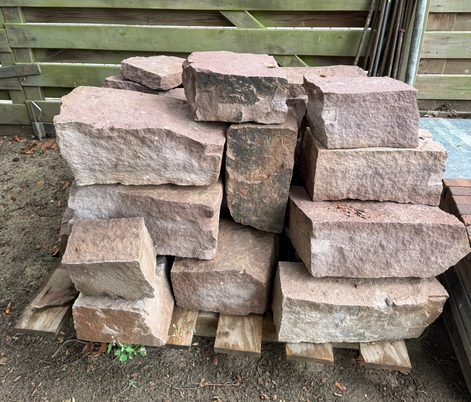 Hardstenen stapelstenen/blokken voor tuin, Tuin en Terras, Ophalen, Graniet, Nieuw, Kei