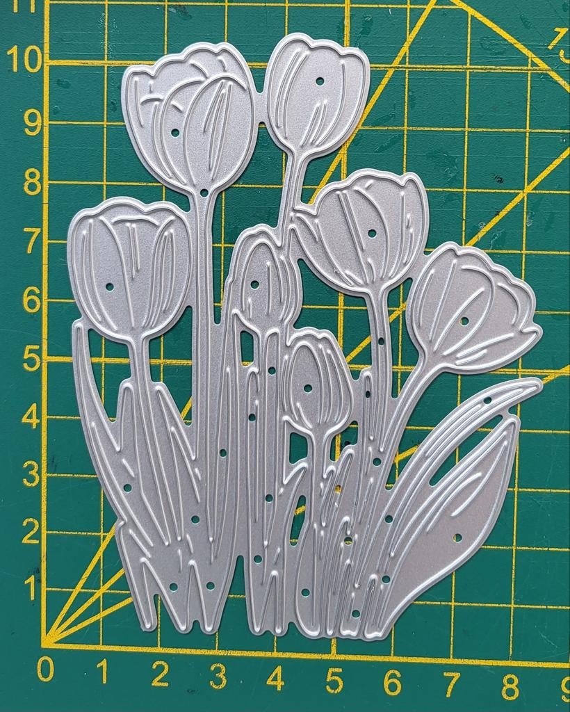 Snijmal tulpen, Ophalen of Verzenden, Nieuw, Clearstamp