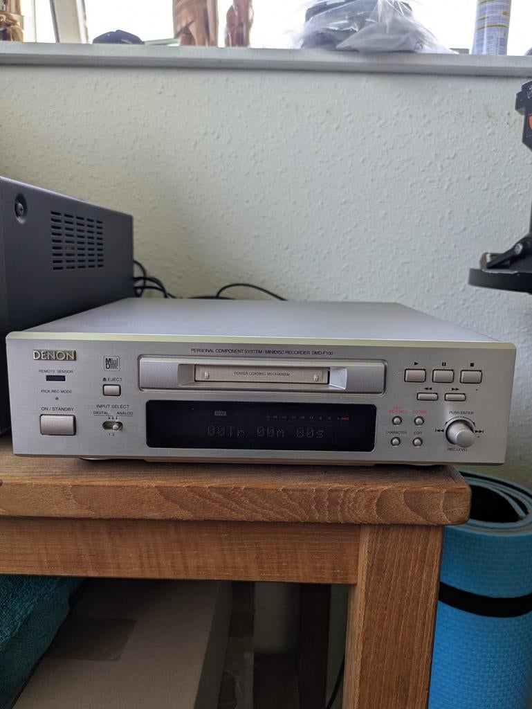 Denon DMD-F100 MiniDisc-recorder, Audio, Tv en Foto, Walkmans, Discmans en Minidiscspelers, Ophalen, Minidisc-recorder
