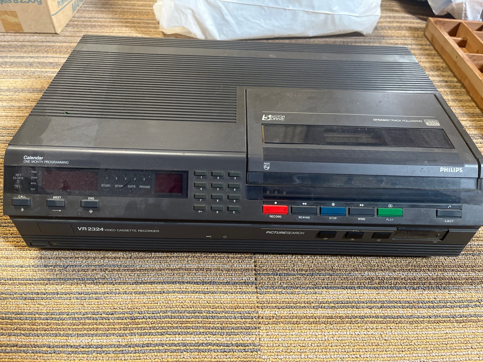Philips VR 2324/10 Video 2000 Recorder - Opknapper, Ophalen of Verzenden, Niet werkend, Video 2000-speler of -recorder
