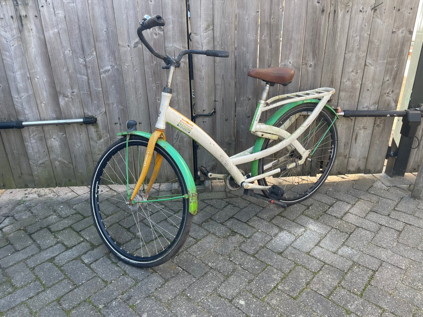 Postcode fiets opknapper, Ophalen, Gebruikt, Terugtraprem