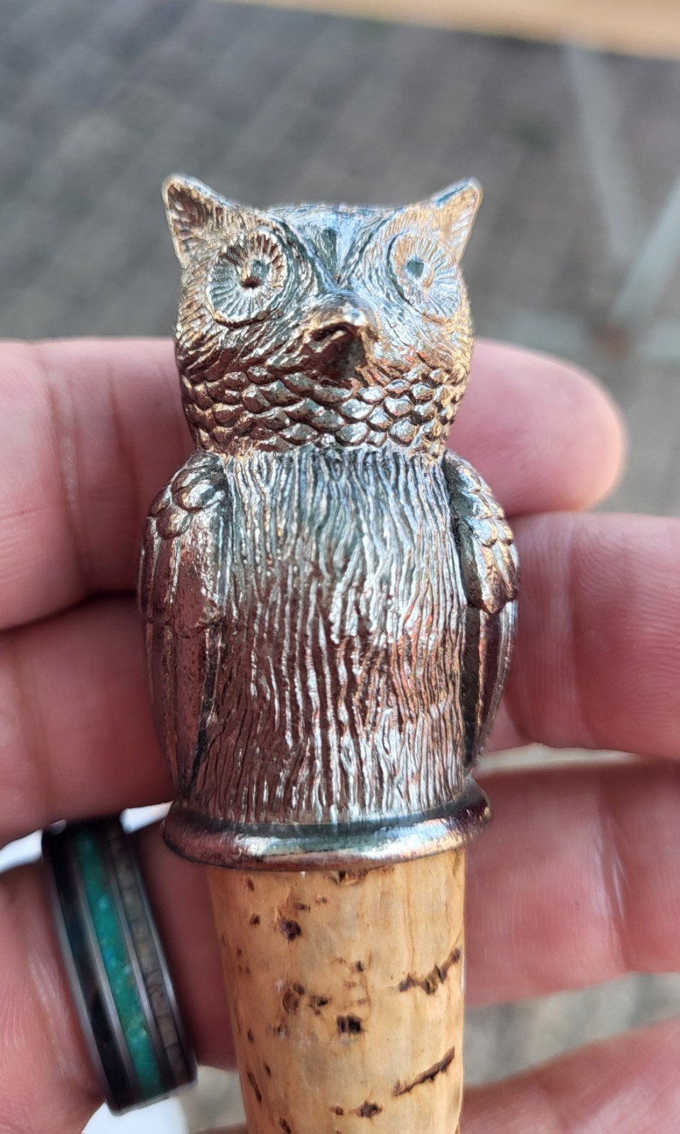 Te koop vintage flessenstopper uil, Ophalen of Verzenden, Gebruikt