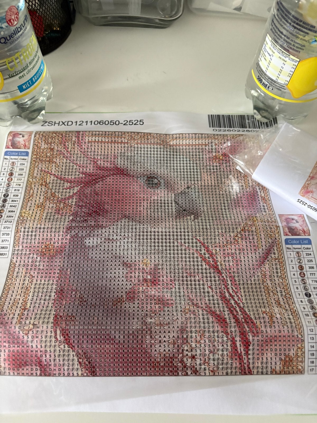 Diamond Painting Vogel Kaketoe Knutselset, Nieuw, Meerkleurig, Ophalen of Verzenden, Diamond painting