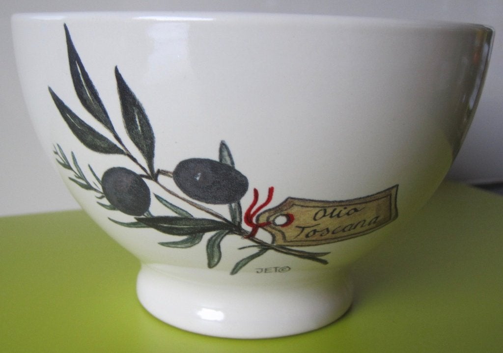 kom van Jet - Olio Toscane - olijftak, Huis en Inrichting, Keuken | Servies, Ophalen of Verzenden, Zo goed als nieuw, Kom(men)