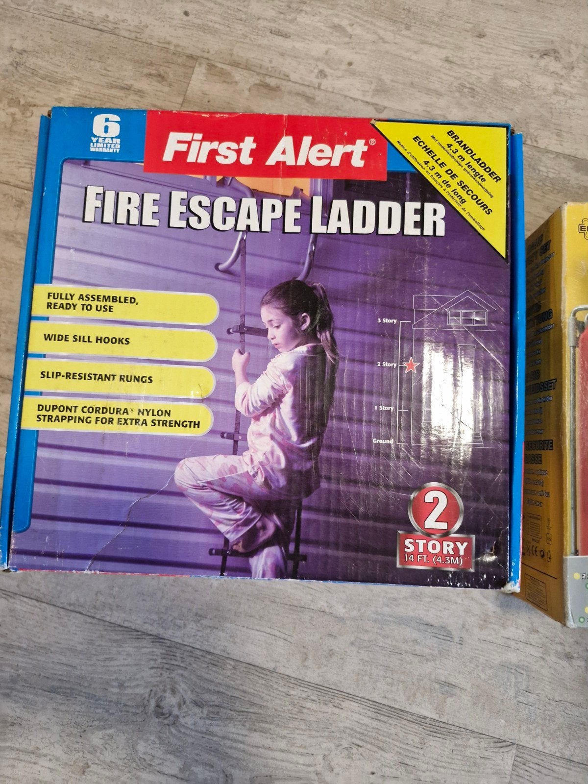 Brandladder en Veiligheidsset (Rookmelders, Blusdeken), Doe-het-zelf en Verbouw, Ophalen of Verzenden, Nieuw, Overige typen, Rook
