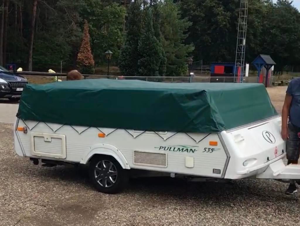 Vouwcamper Pennine Pullman, Ophalen