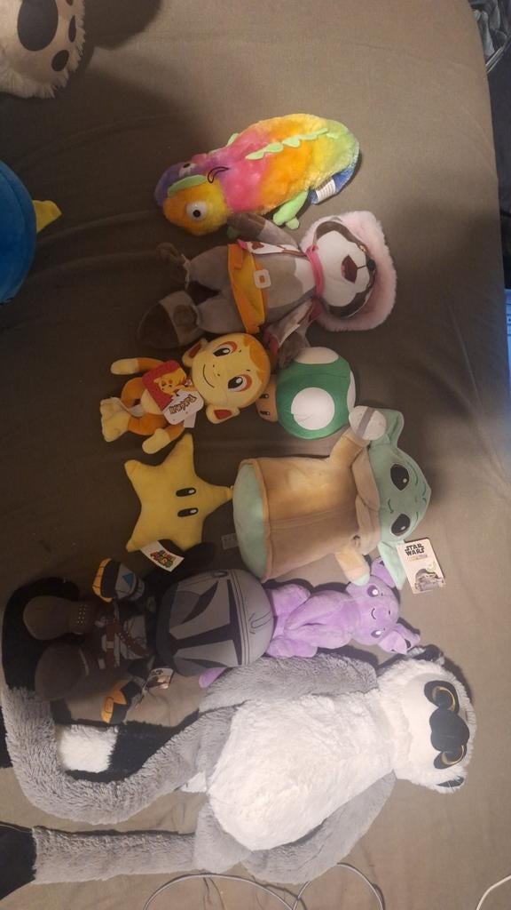 Grote verzameling knuffels voor jong en oud, Kinderen en Baby's, Speelgoed | Knuffels en Pluche, Ophalen, Zo goed als nieuw, Overige typen