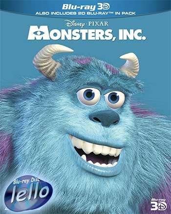 Blu-ray 3D: Disney's Monsters, Inc (2001 Monsters en Co) KiS, Ophalen of Verzenden, Zo goed als nieuw, 3D Blu-ray, Tekenfilms en Animatie