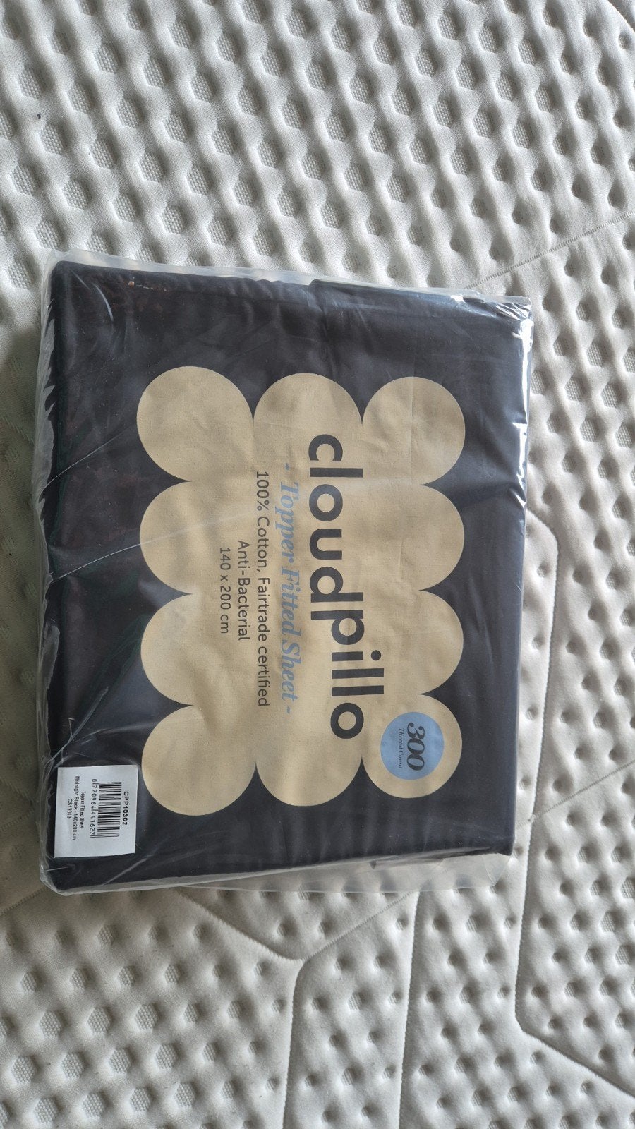 2x Cloudpillo Topper Hoeslaken 100% Katoen 140x200 cm, Anti-allergisch, Katoen, Ophalen of Verzenden, Overige merken
