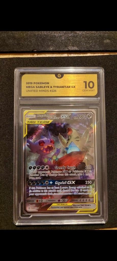 Pokemon mega sableye & tyranitar gx 226/236, Ophalen of Verzenden, Nieuw