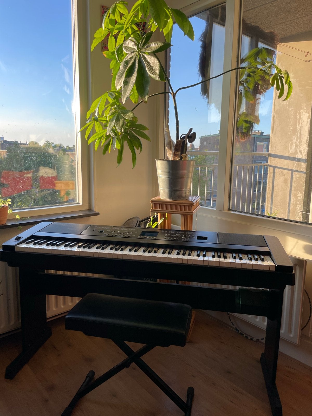 Yamaha Piano DGX-660 Portatone met Krukje, Muziek en Instrumenten, Ophalen, 88 toetsen, Yamaha, Zo goed als nieuw