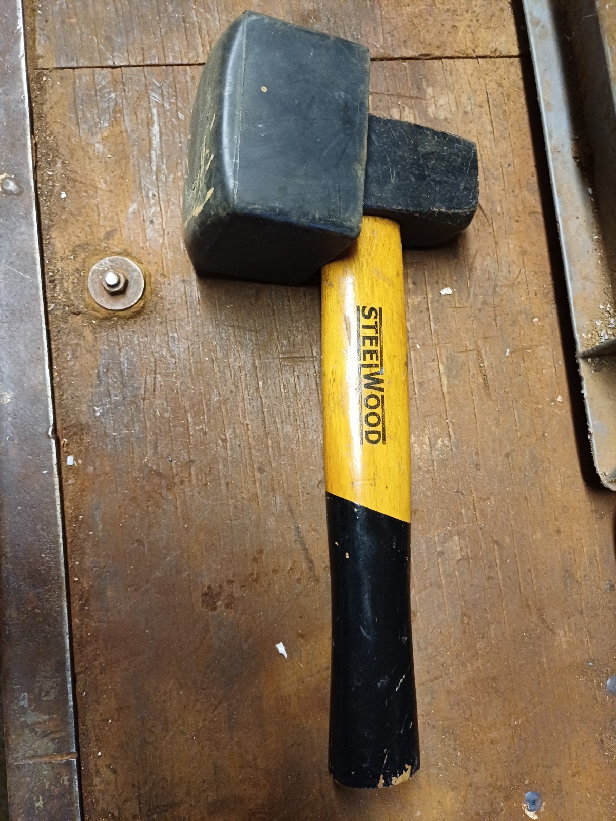Steelwood mokerhamer 1000g, Ophalen of Verzenden, Gebruikt, Hamer, Overige merken