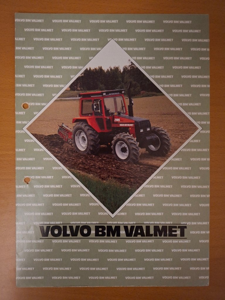 Folder Volvo BM Valmet 305, 405, 505, 605, 706, 805, 905, Ophalen of Verzenden, Gelezen, Tractor en Landbouw